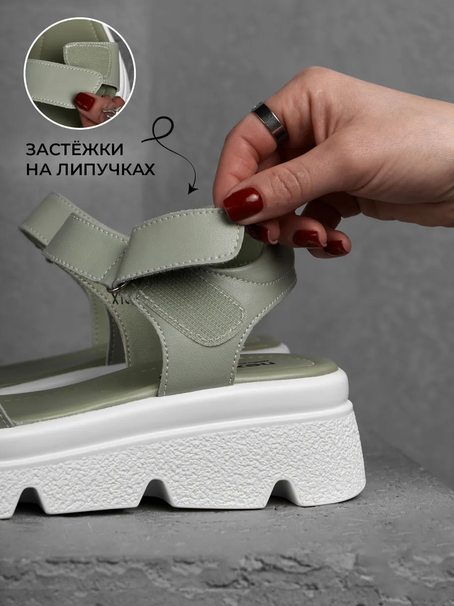 Босоножки женские летние на платформе натуральная кожа XT026-012