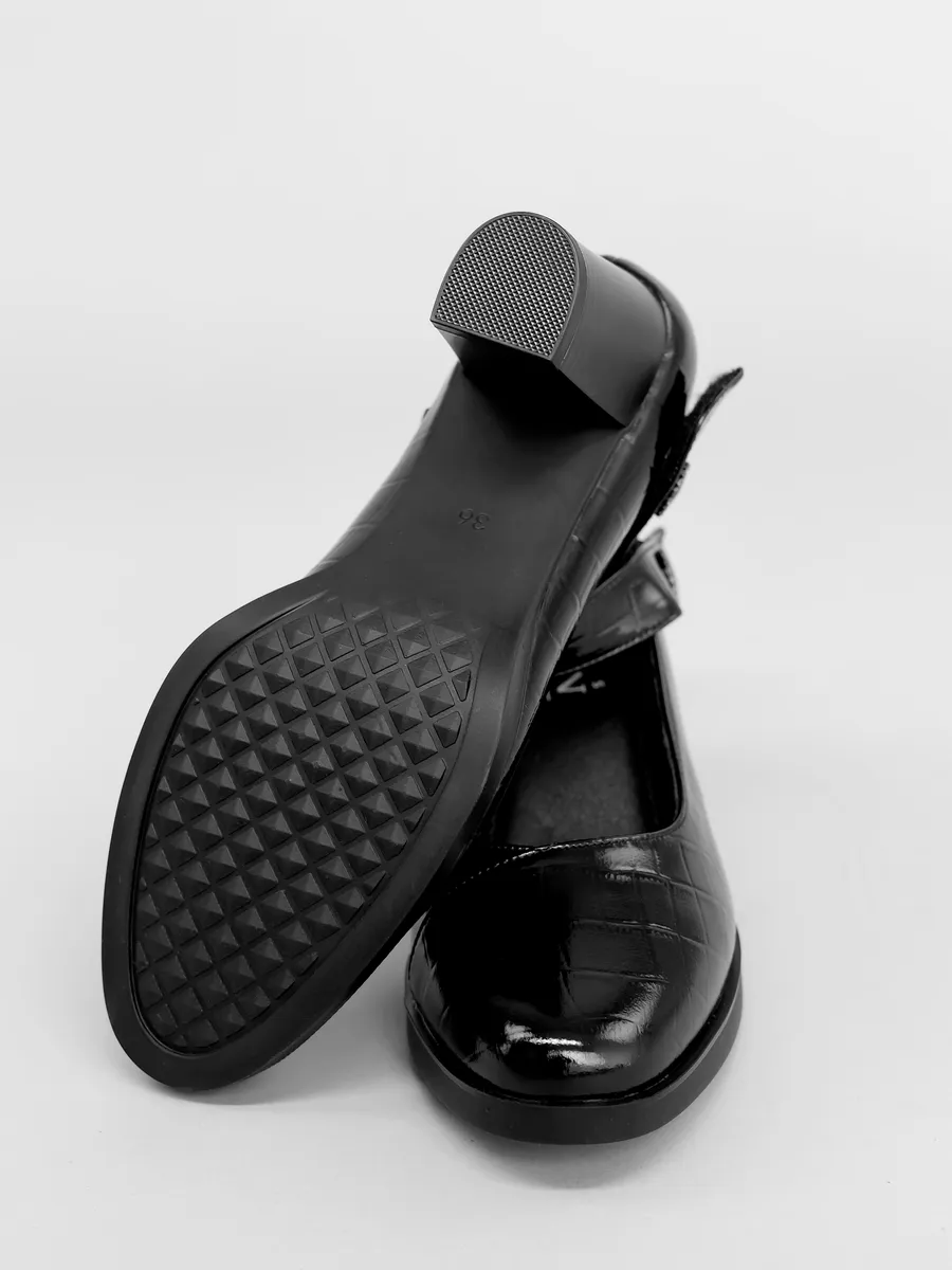 Туфли женские натуральная кожа лаковые мери джейн CV312-021