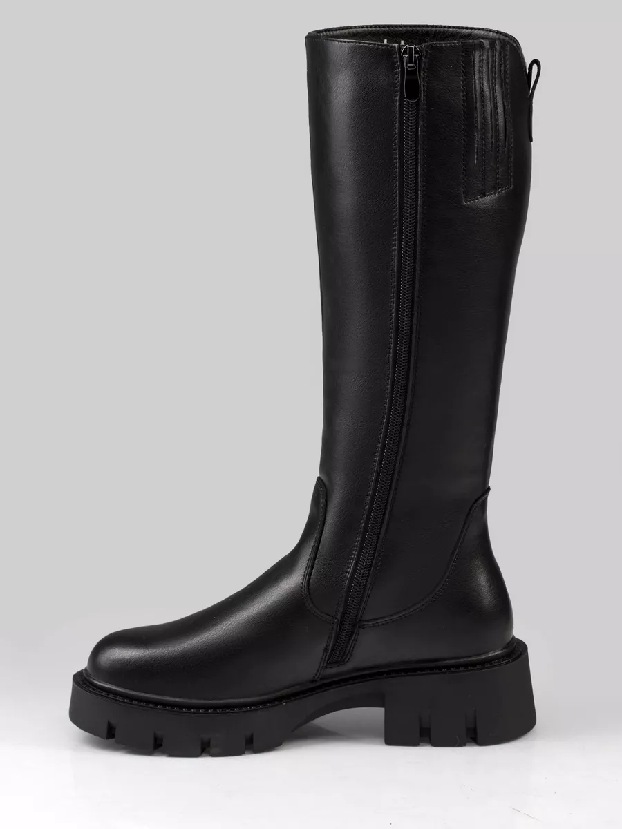 Сапоги зимние натуральная кожа на каблуке XLU-67036-0501-SW