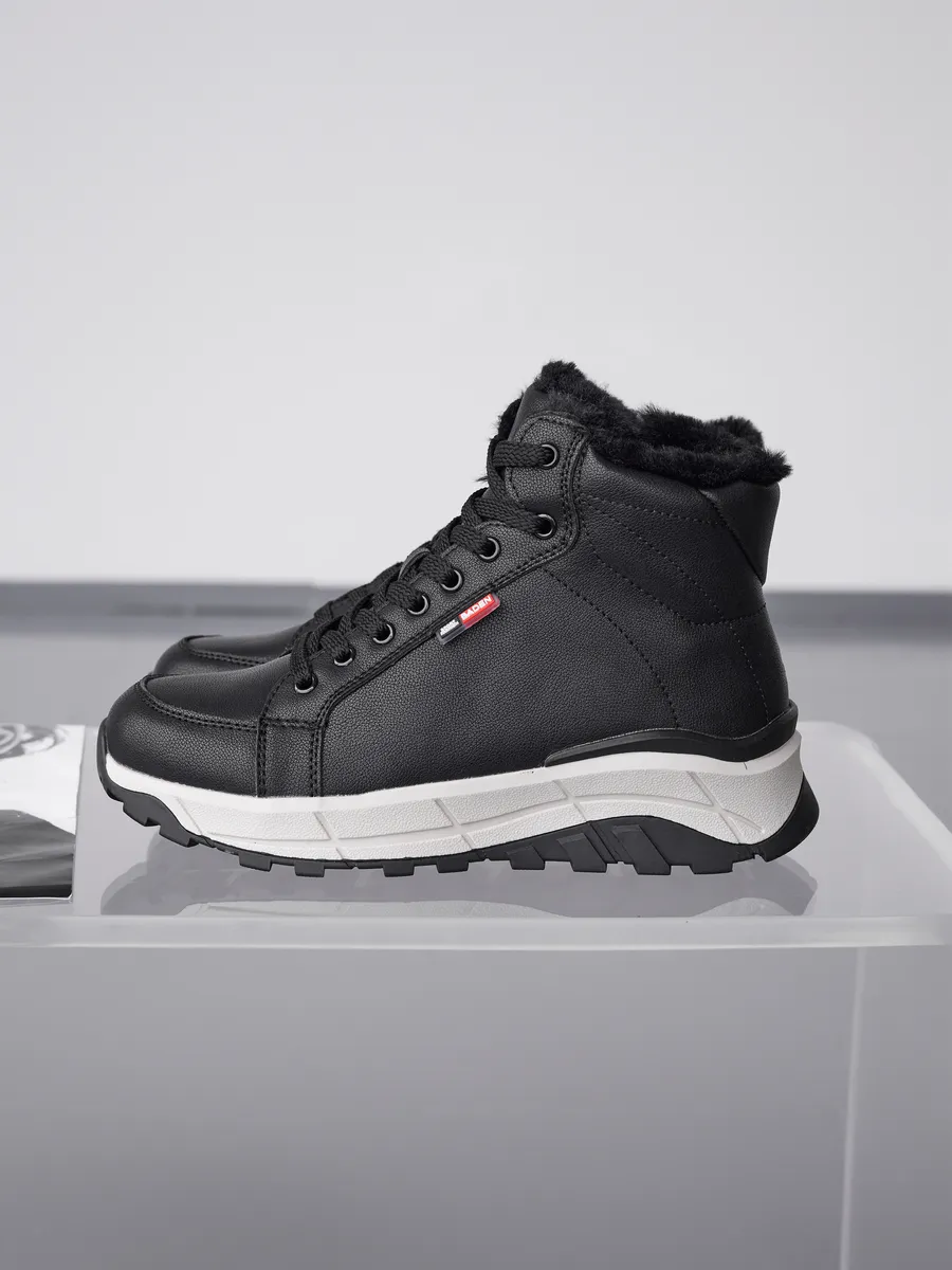 Ботинки женские зимние натуральная кожа на платформе RN207-061