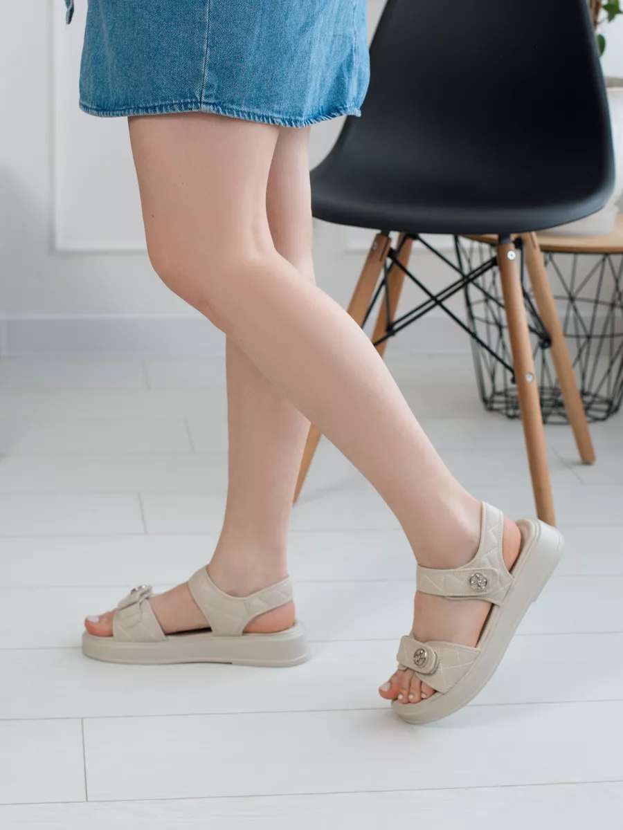 Босоножки женские летние натуральная кожа на платформе UBU-41062-2D-ST