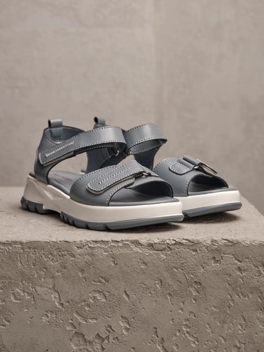 Босоножки женские летние натуральная кожа на платформе MU270-024k