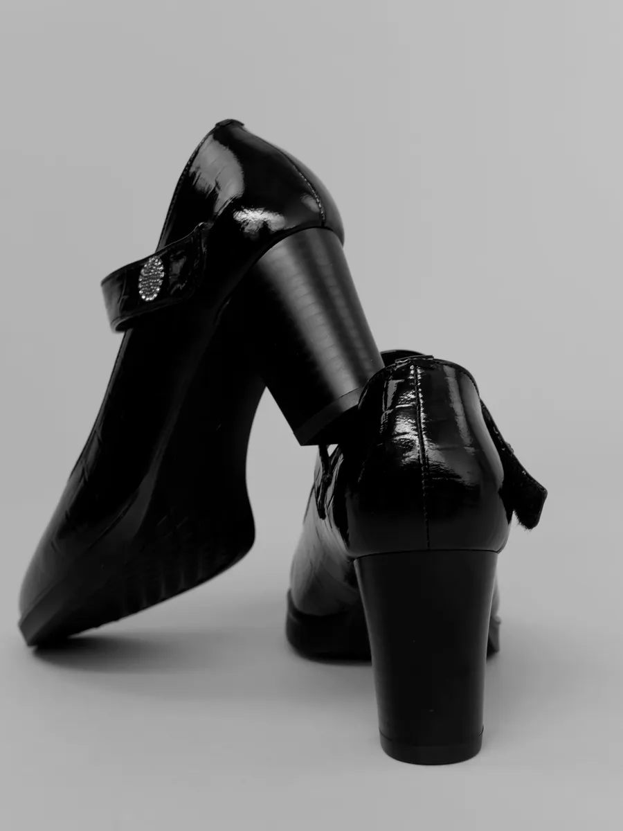 Туфли женские натуральная кожа лаковые мери джейн CV312-021