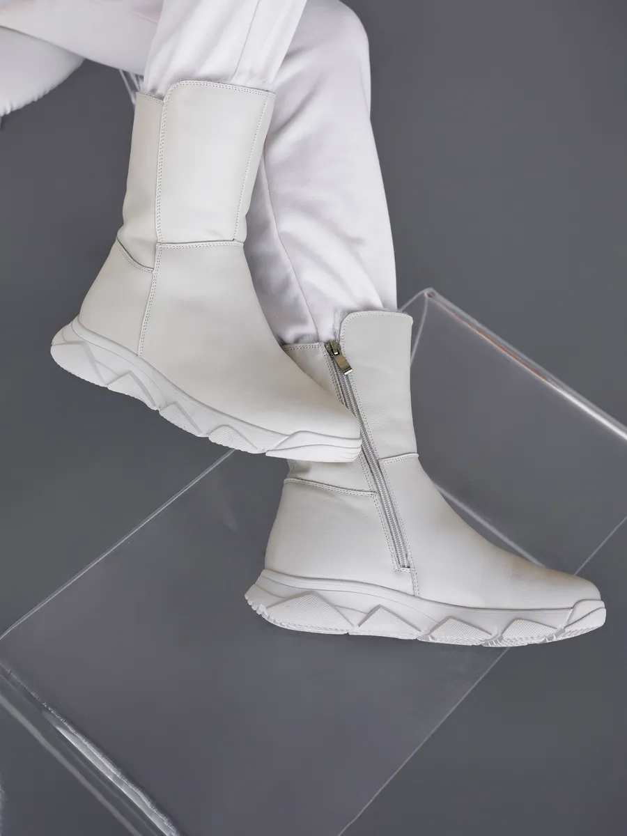 Полусапожки зимние натуральная кожа натуральная шерсть 21R2-6-120Z