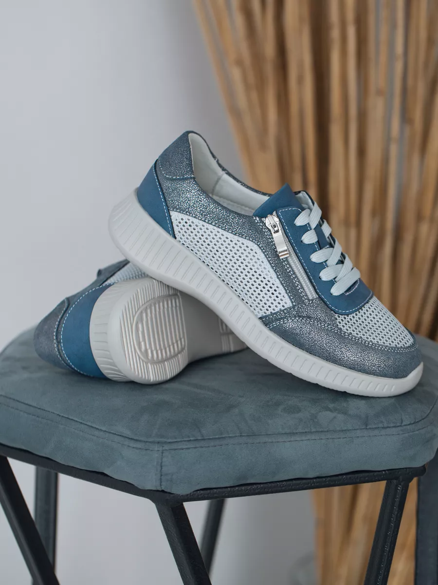 Кроссовки летние натуральная кожа дышащие RN160-011