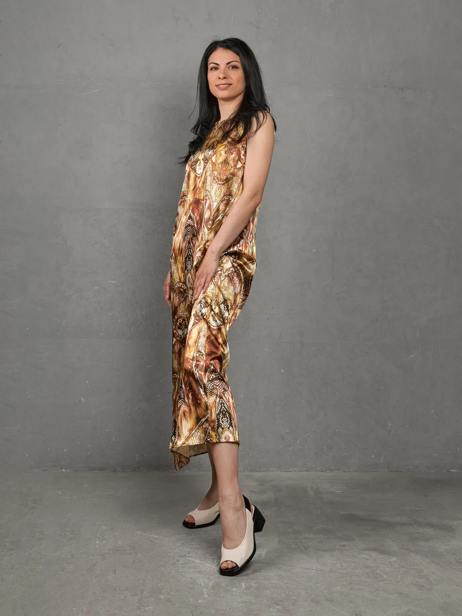 Босоножки женские летние на среднем каблуке натуральная кожа 12W21-4-120