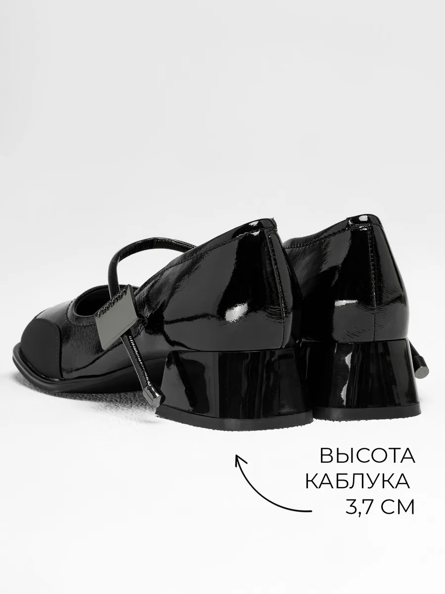 Туфли женские осенние натуральная кожа на каблуке 25-TZA4-8-501