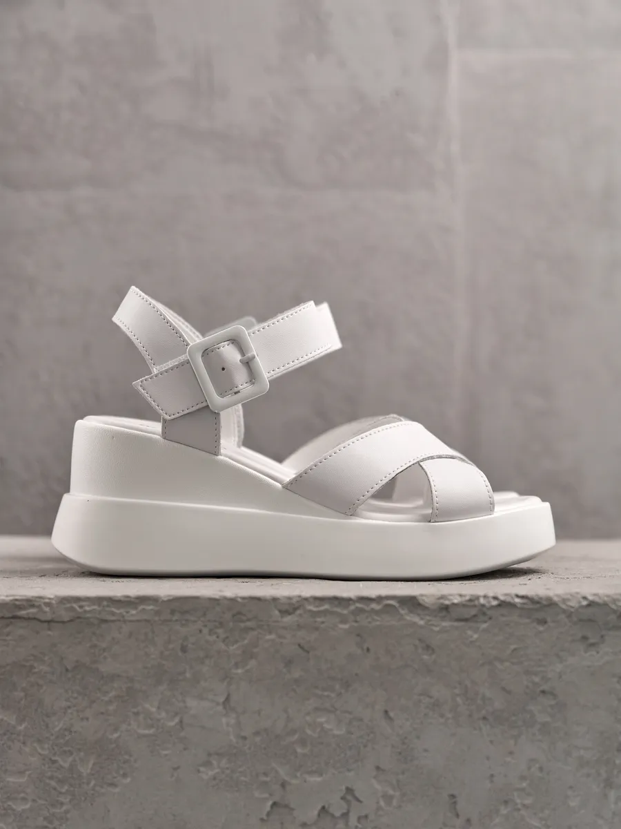 Босоножки женские летние натуральная кожа на платформе UTL-22142-1B-SP