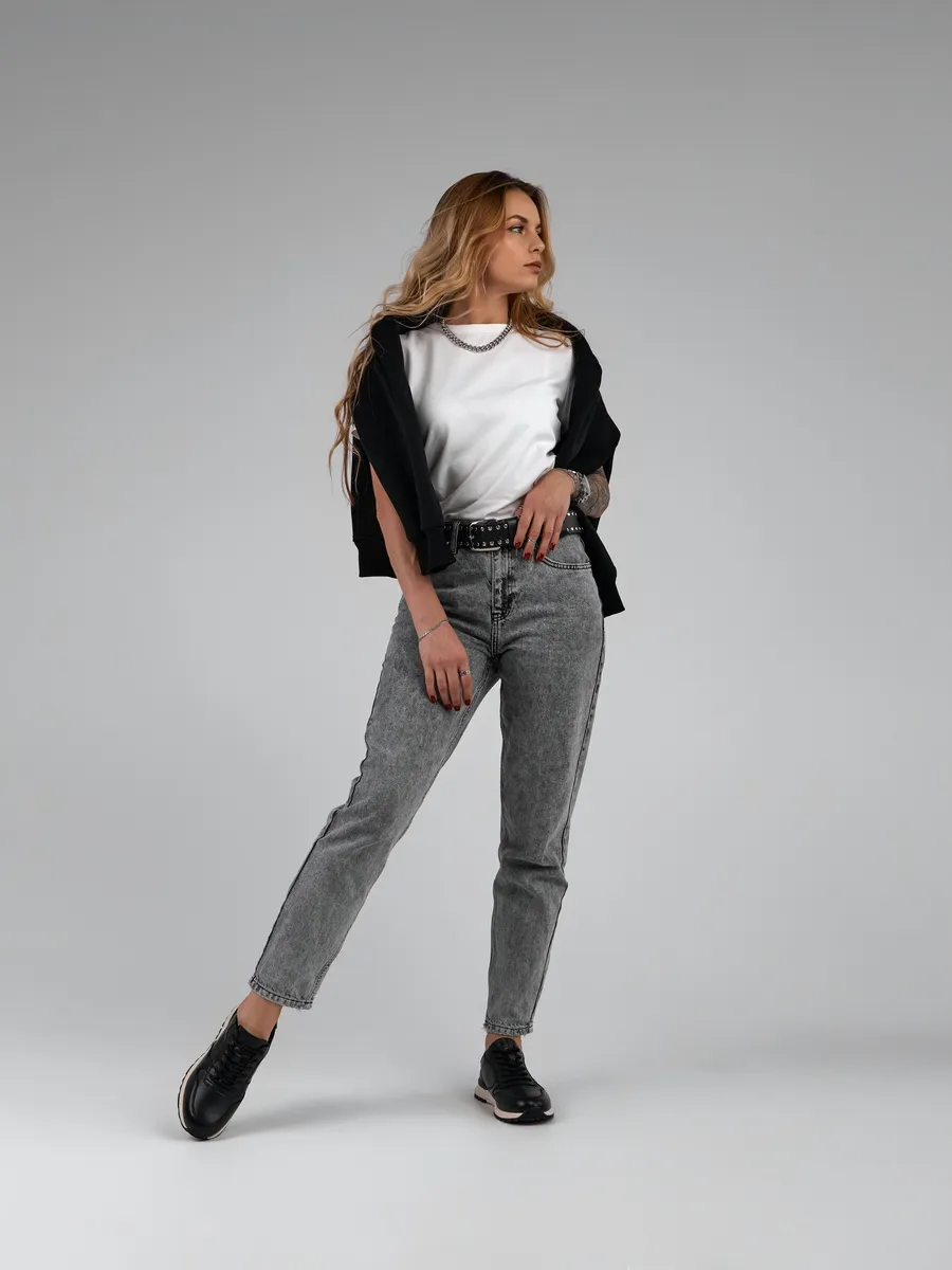 Кроссовки женские демисезонные натуральная кожа черные RW201-010k