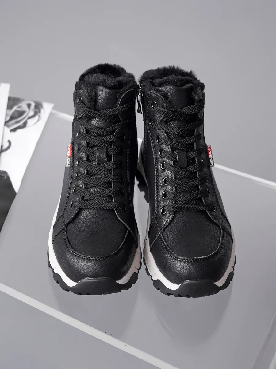 Ботинки женские зимние натуральная кожа на платформе RN207-061