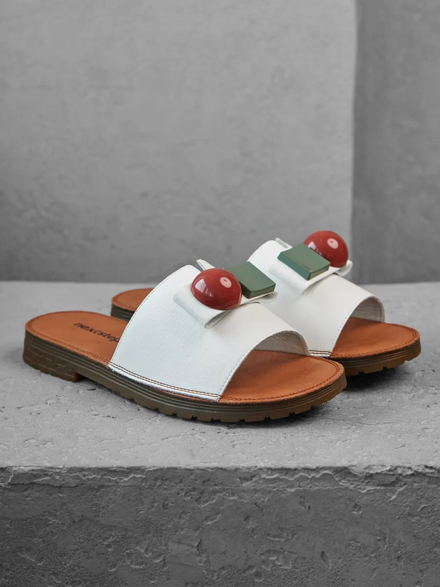 Сабо женские кожаные натуральные летние 12R9-21-112