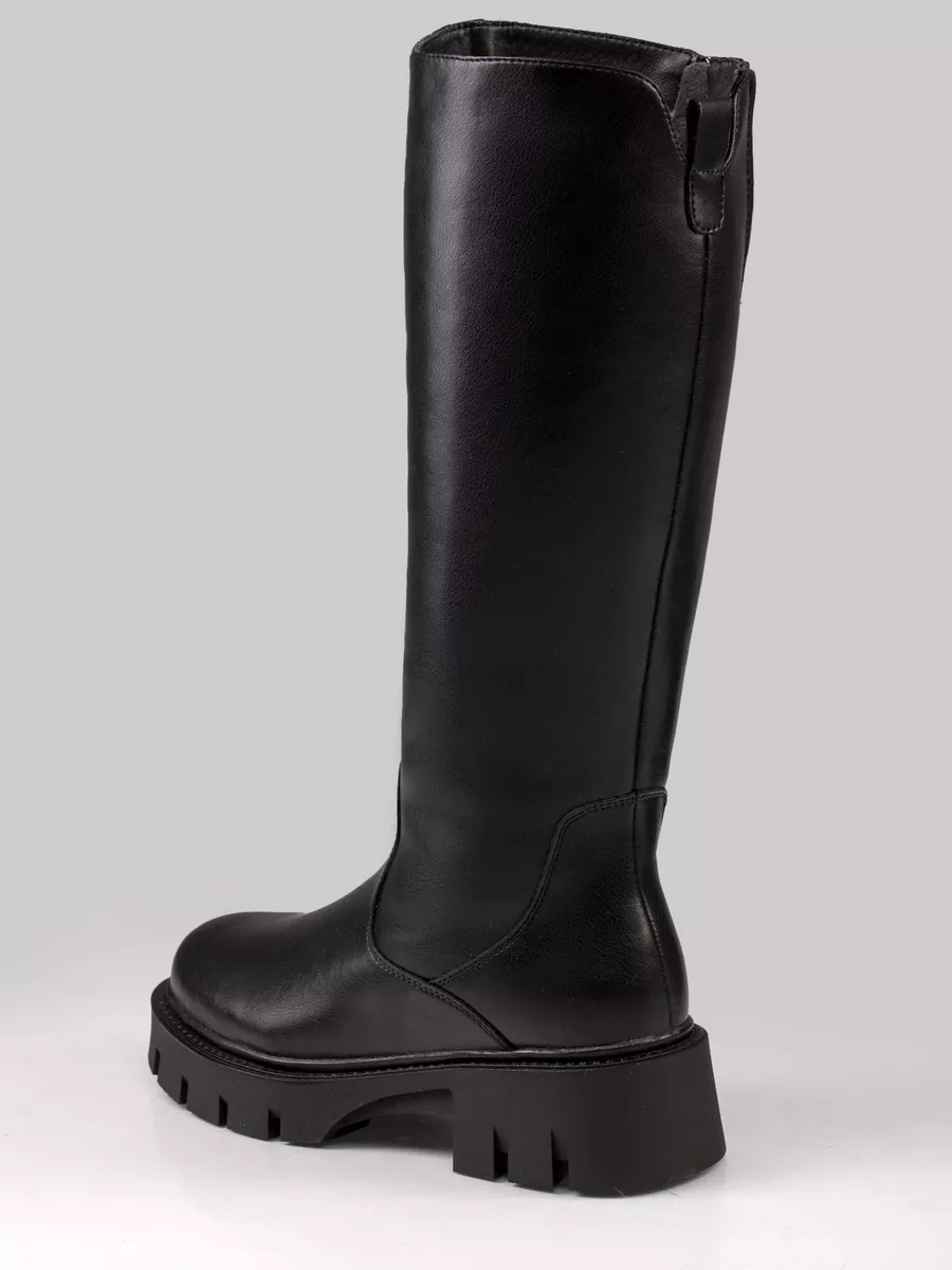 Сапоги зимние натуральная кожа на каблуке XLU-67036-0501-SW