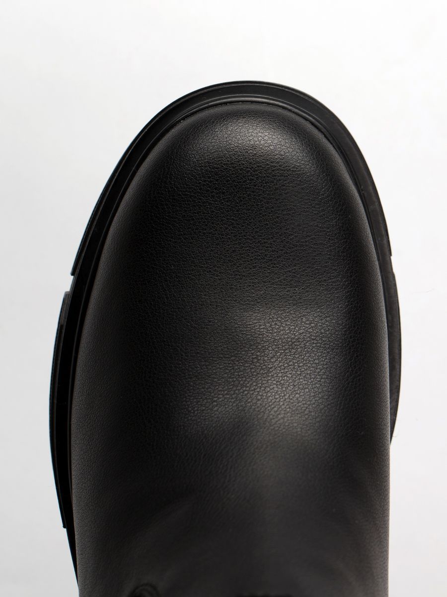 Ботинки зимние кожаные на каблуке U421-050