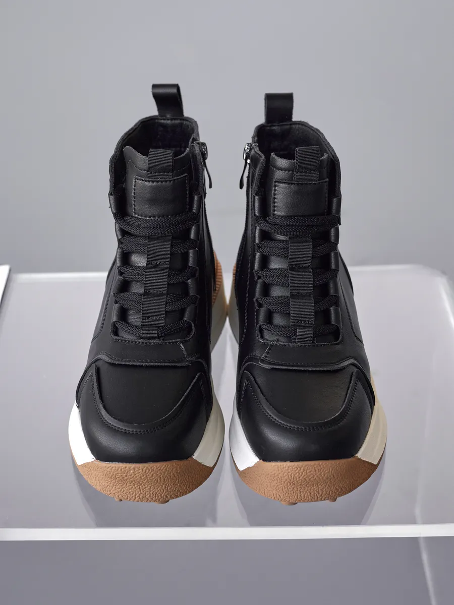 Ботинки женские зимние натуральная кожа спортивные 42-ZBE34-1-101