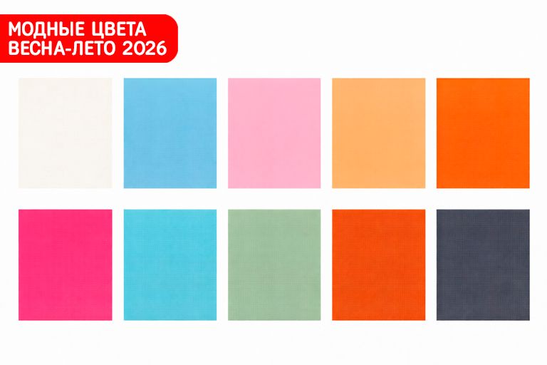 Модные цвета весна-лето 2026 по Pantone