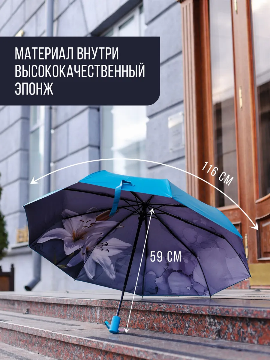 Зонт автомат антиветер подарок 181-1