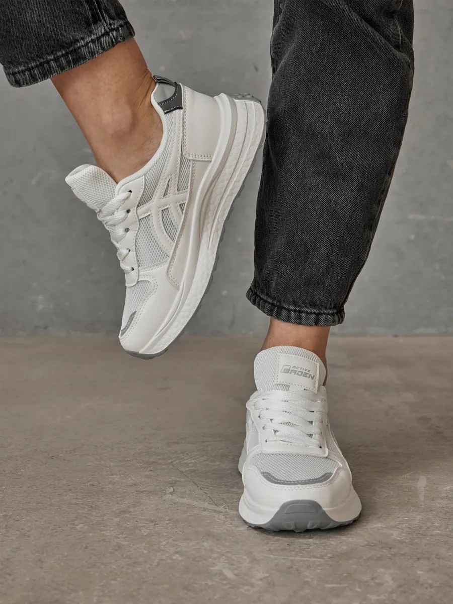 Кроссовки летние натуральная кожа дышащие EN005-021